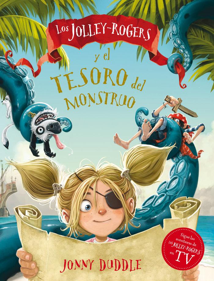Vorderes Coverbild Los Jolley-Rogers y el tesoro del monstruo