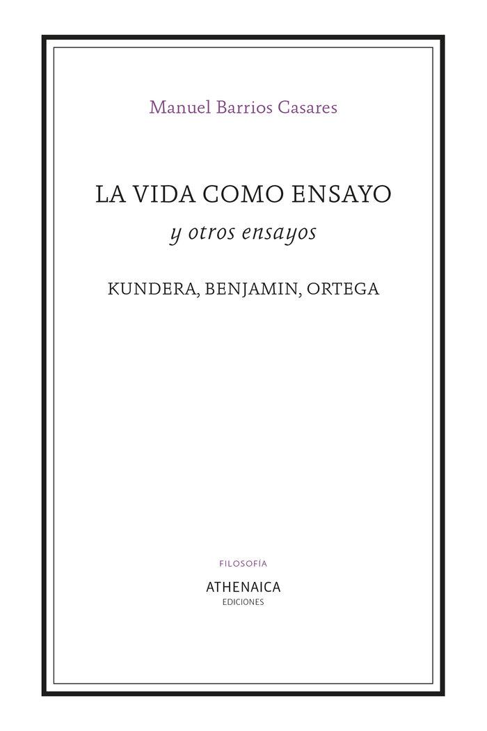 Vorderes Coverbild La vida como ensayo y otros ensayos