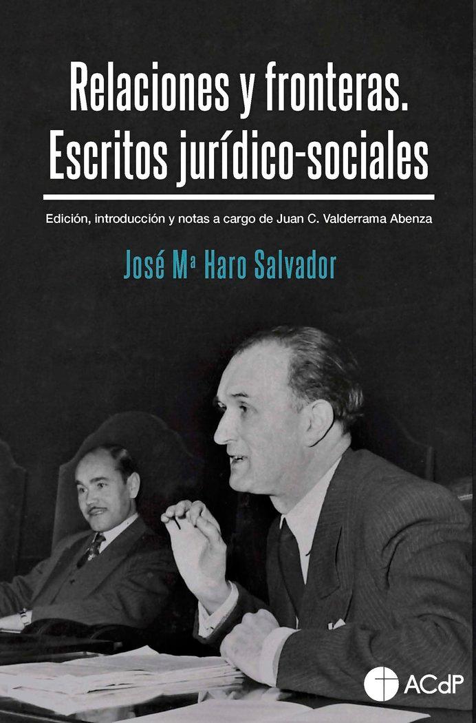 Vorderes Coverbild Relaciones y fronteras. Escritos jurídico-sociales