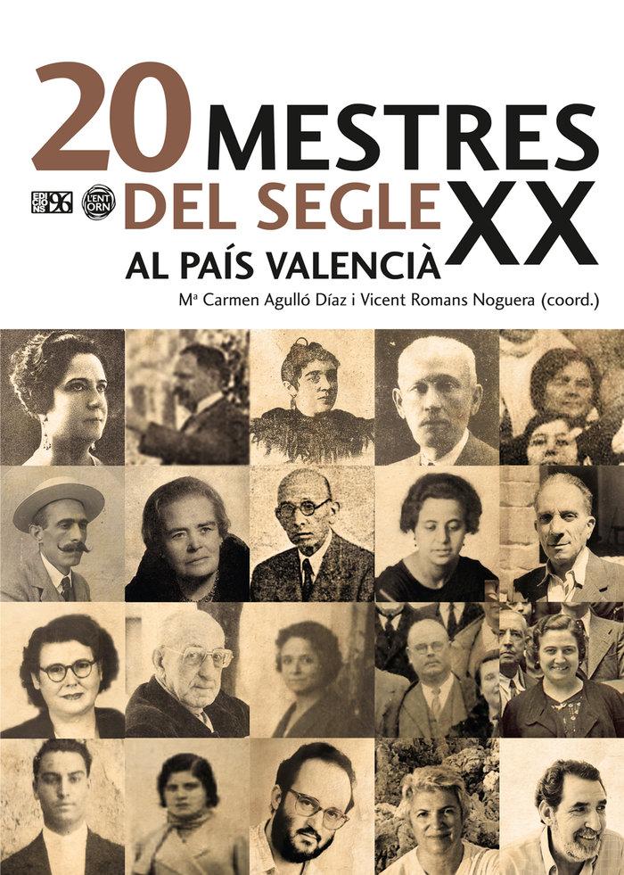Vorderes Coverbild 20 mestres del segle XX al País Valencià