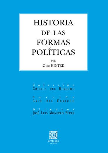 Vorderes Coverbild Historia de las formas políticas
