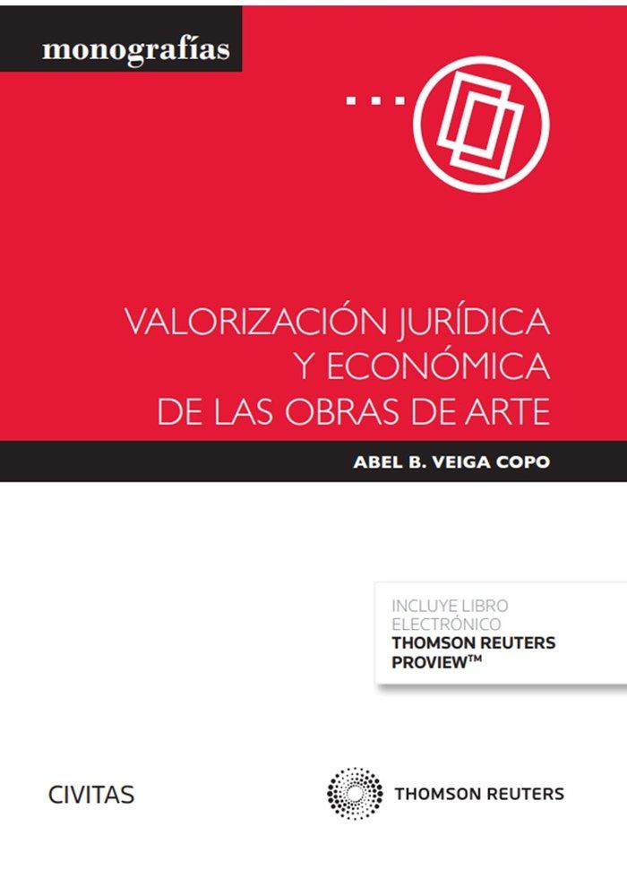 Vorderes Coverbild Valorización jurídica y económica de las obras de arte