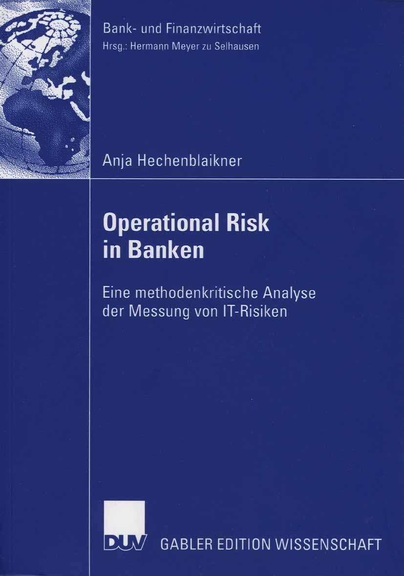 Vorderes Coverbild Operational Risk in Banken