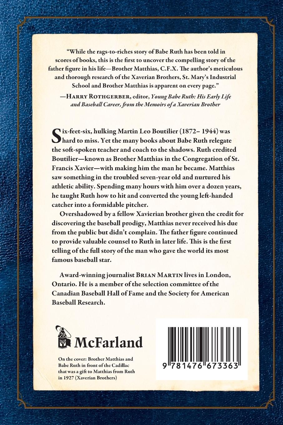 Rückseitencover The Man Who Made Babe Ruth