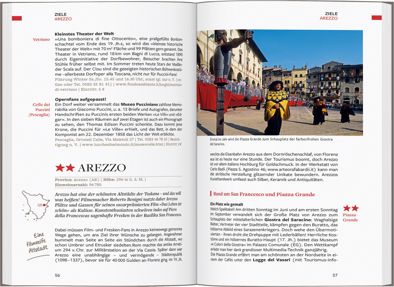 Beispielinhalt (Bild) Baedeker Reiseführer Toskana