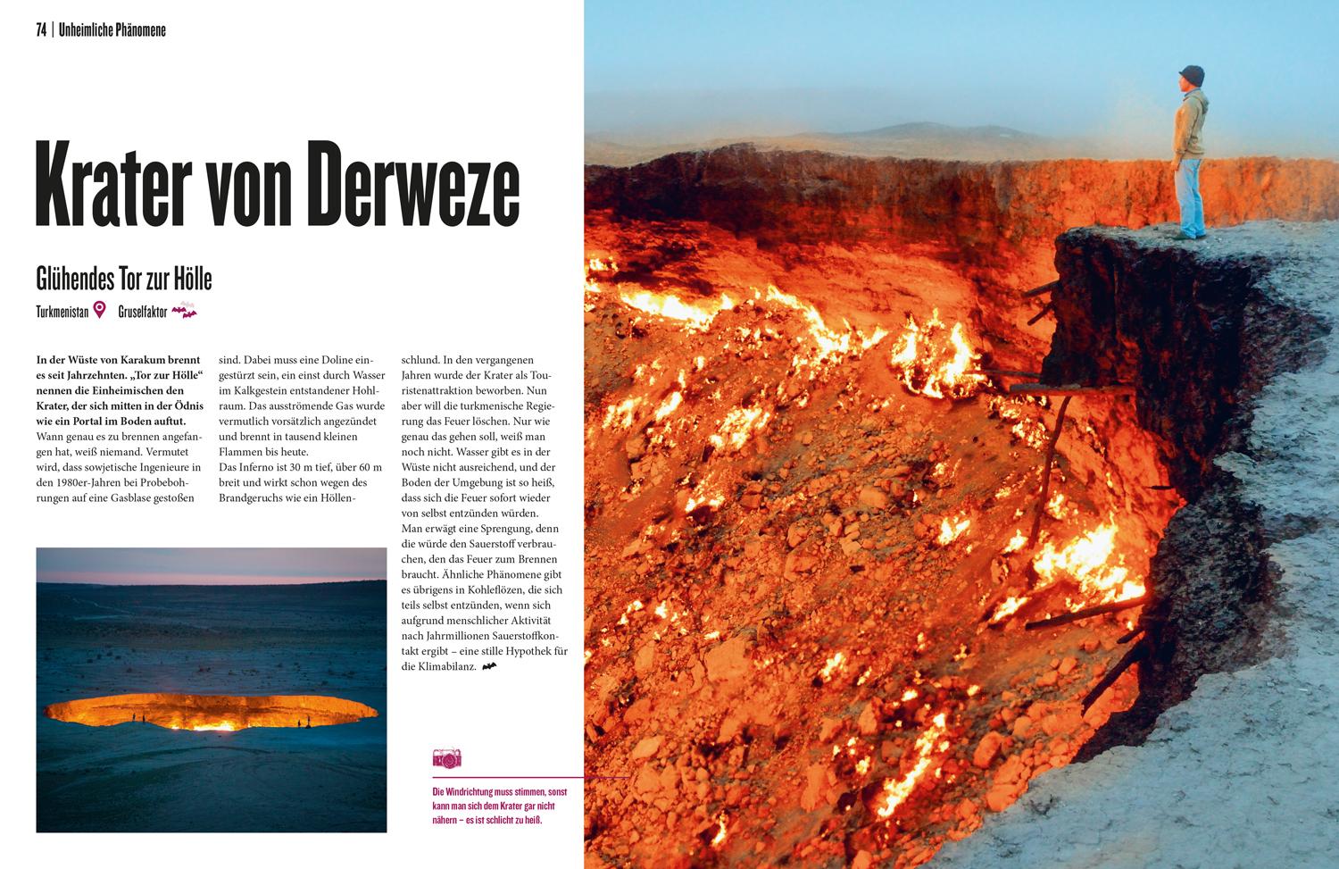 Beispielinhalt (Bild) LONELY PLANET Bildband Schaurige Welt