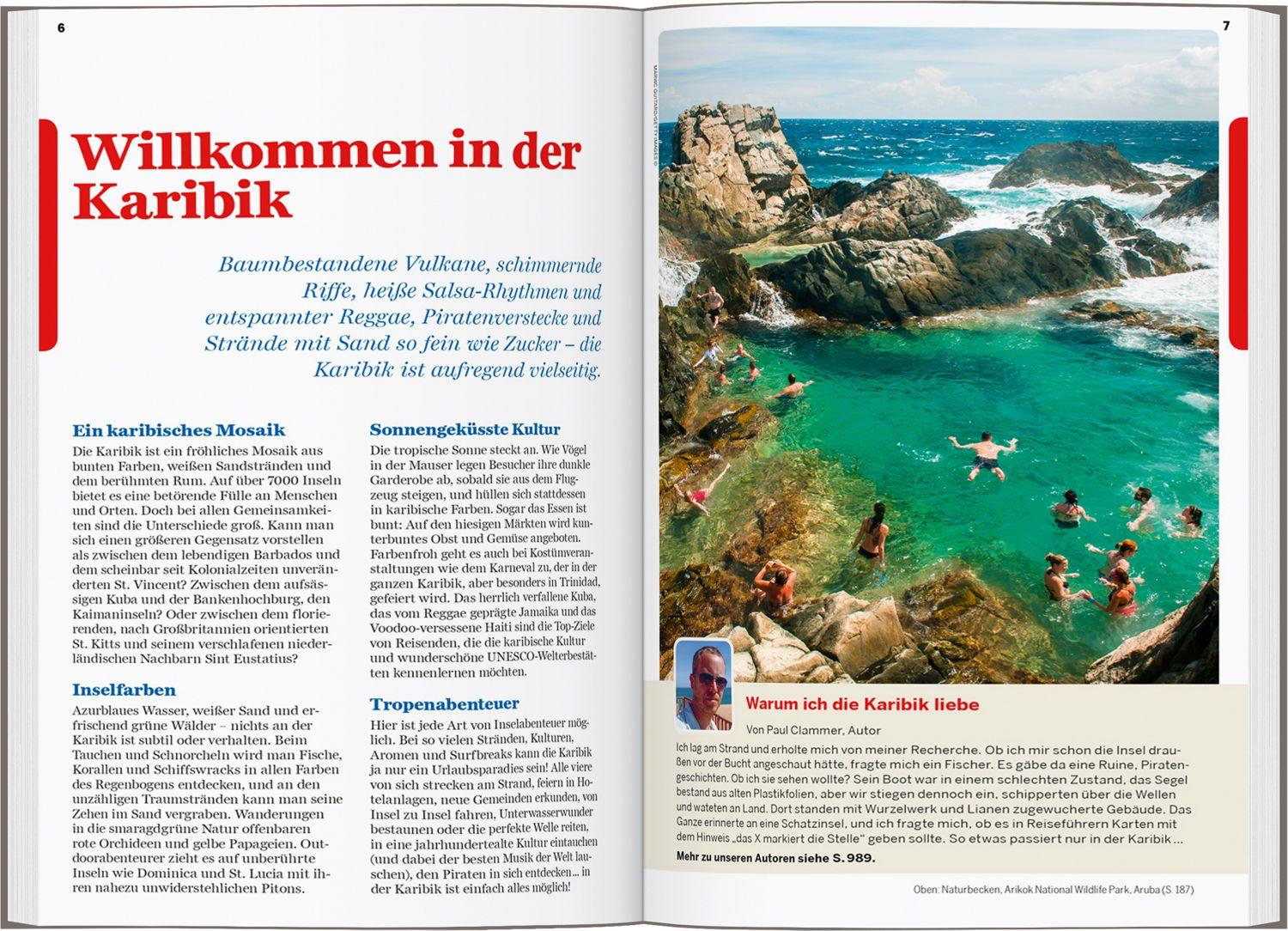 Beispielinhalt (Bild) LONELY PLANET Reiseführer Karibik