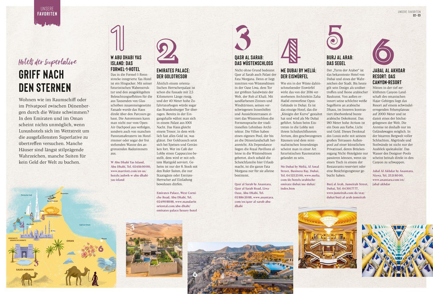 Beispielinhalt (Bild) DUMONT Bildatlas Dubai, Abu Dhabi, VAE, Oman