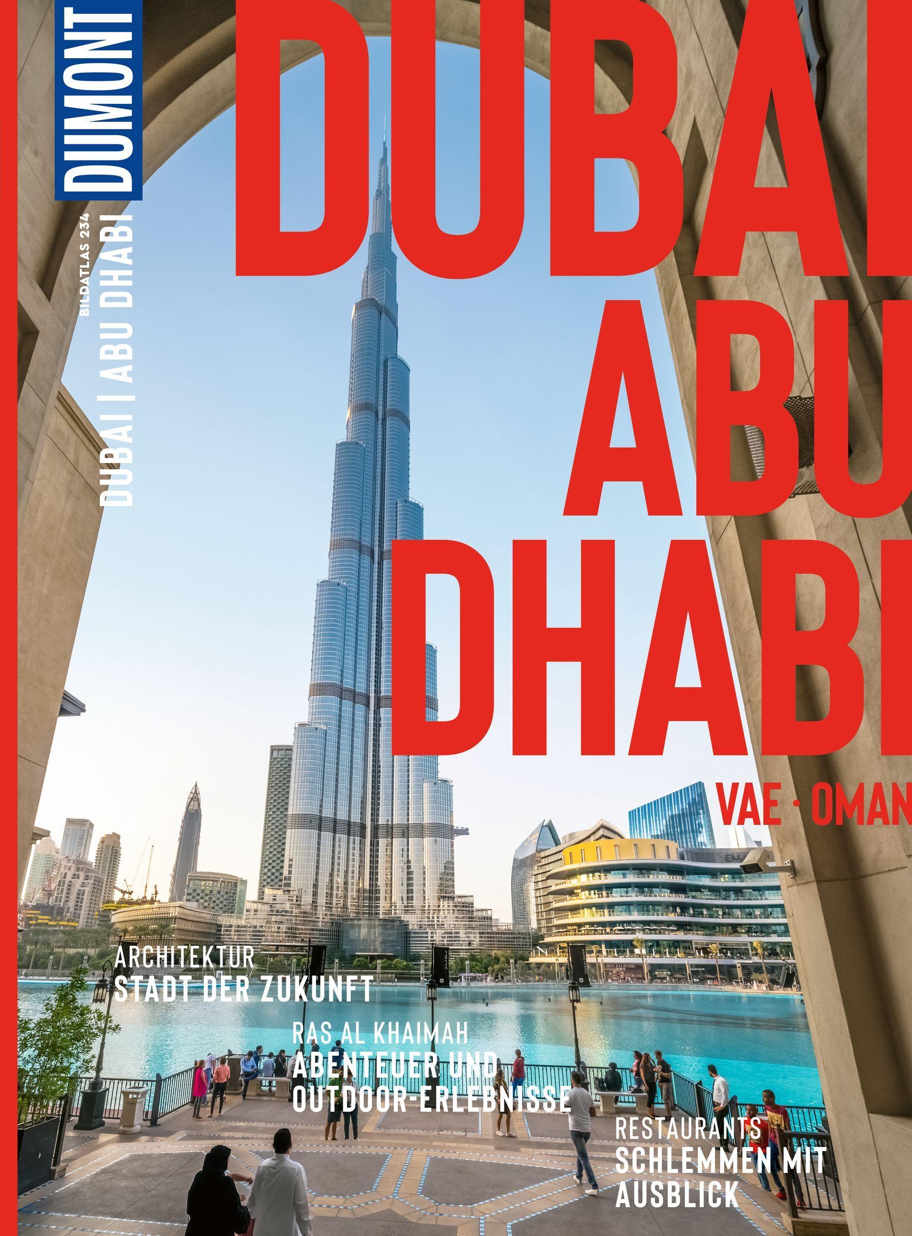 Vorderes Coverbild DUMONT Bildatlas Dubai, Abu Dhabi, VAE, Oman
