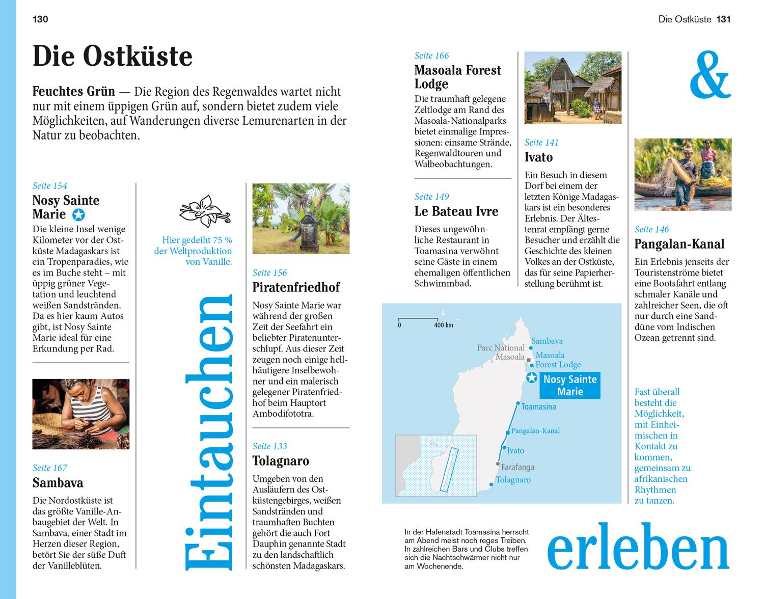 Beispielinhalt (Bild) DUMONT Reise-Taschenbuch Reiseführer Madagaskar