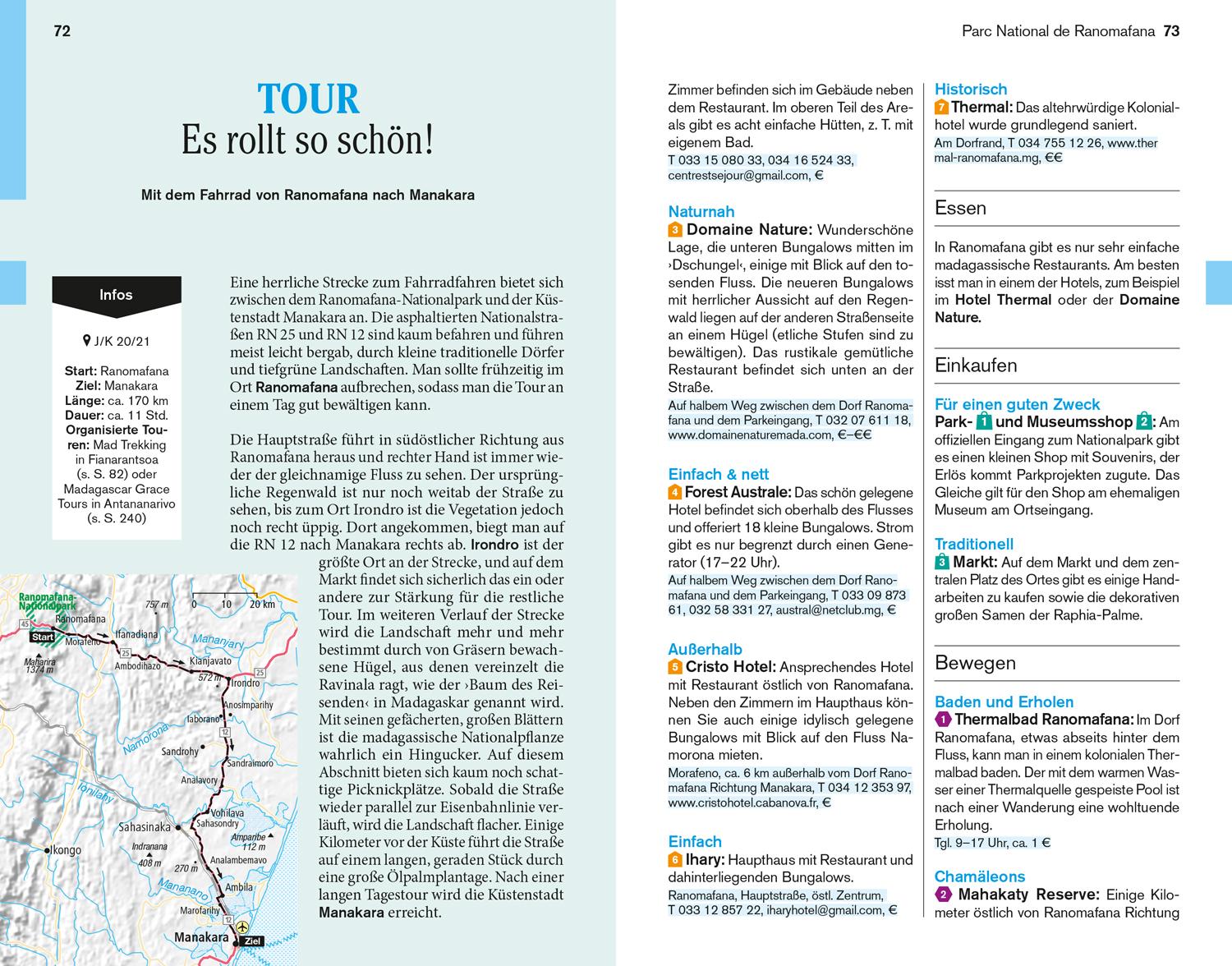 Beispielinhalt (Bild) DUMONT Reise-Taschenbuch Reiseführer Madagaskar