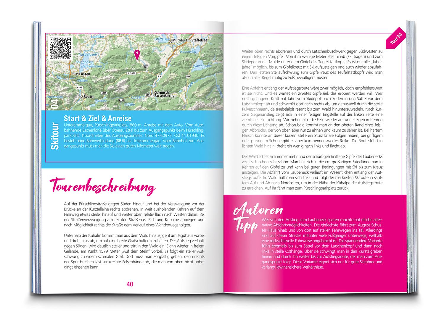 Beispielinhalt (Bild) KOMPASS Endlich Winter - Münchner Hausberge