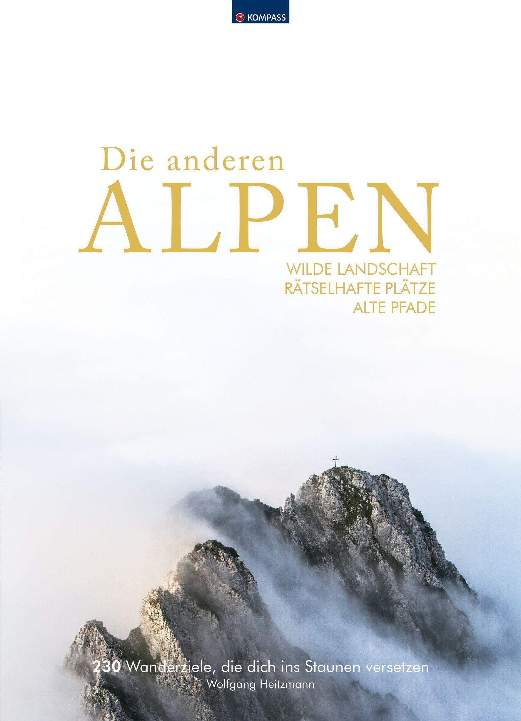 Vorderes Coverbild KOMPASS Bildband Die anderen Alpen