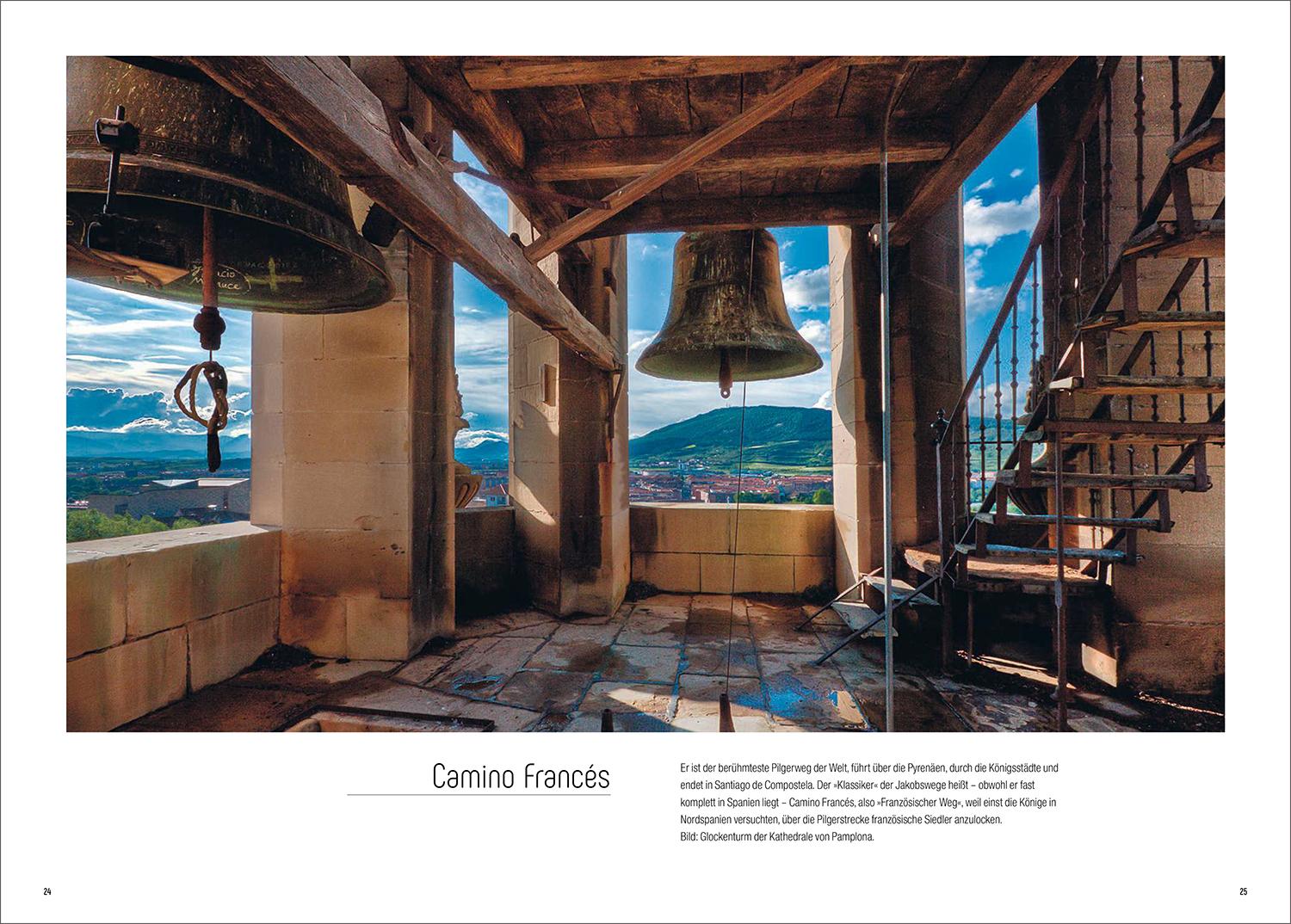 Beispielinhalt (Bild) KUNTH Unterwegs auf dem Jakobsweg