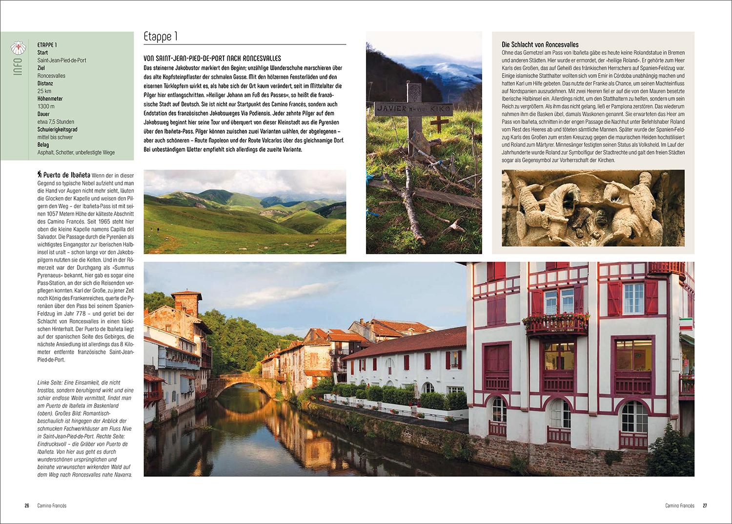 Beispielinhalt (Bild) KUNTH Unterwegs auf dem Jakobsweg