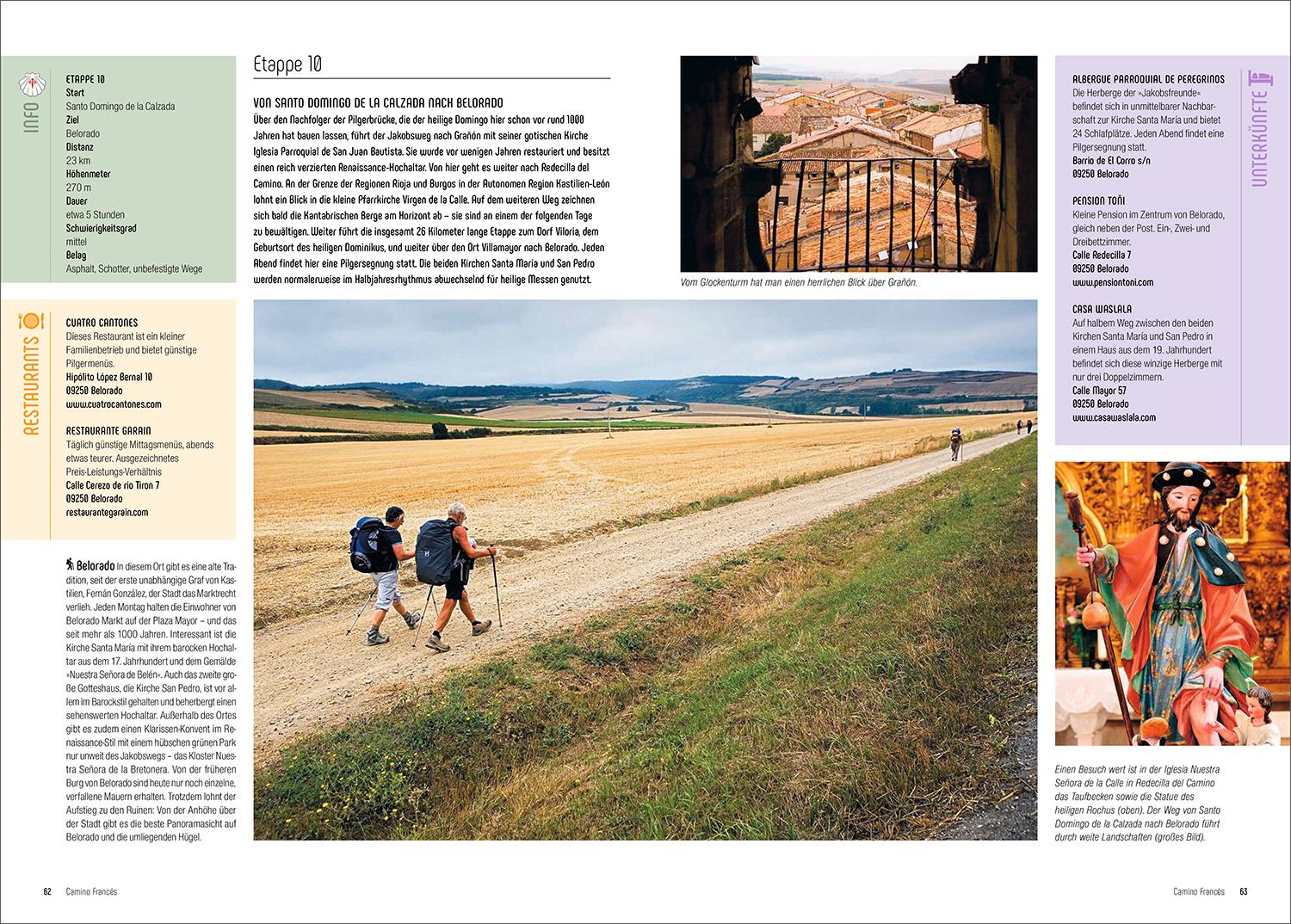 Beispielinhalt (Bild) KUNTH Unterwegs auf dem Jakobsweg