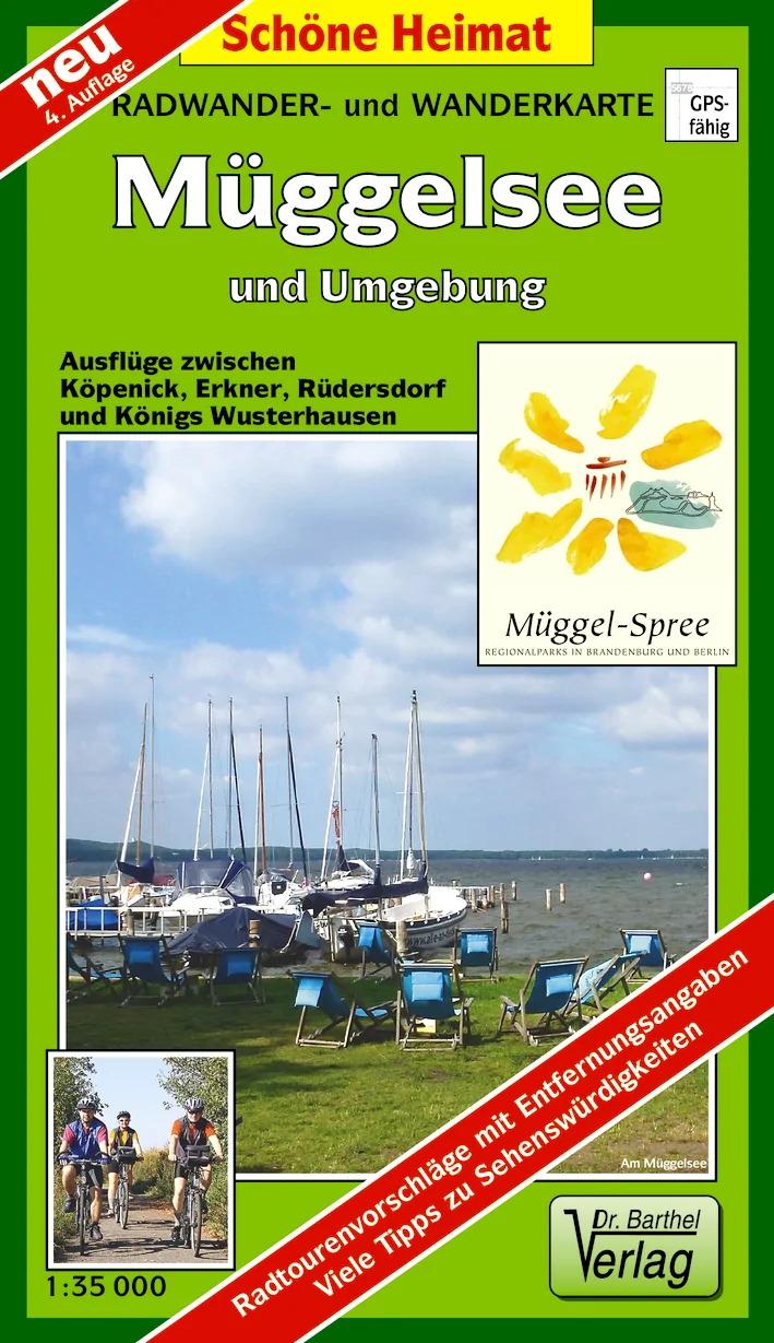 Vorderes Coverbild Radwander- und Wanderkarte Müggelsee und Umgebung 1 : 35 000