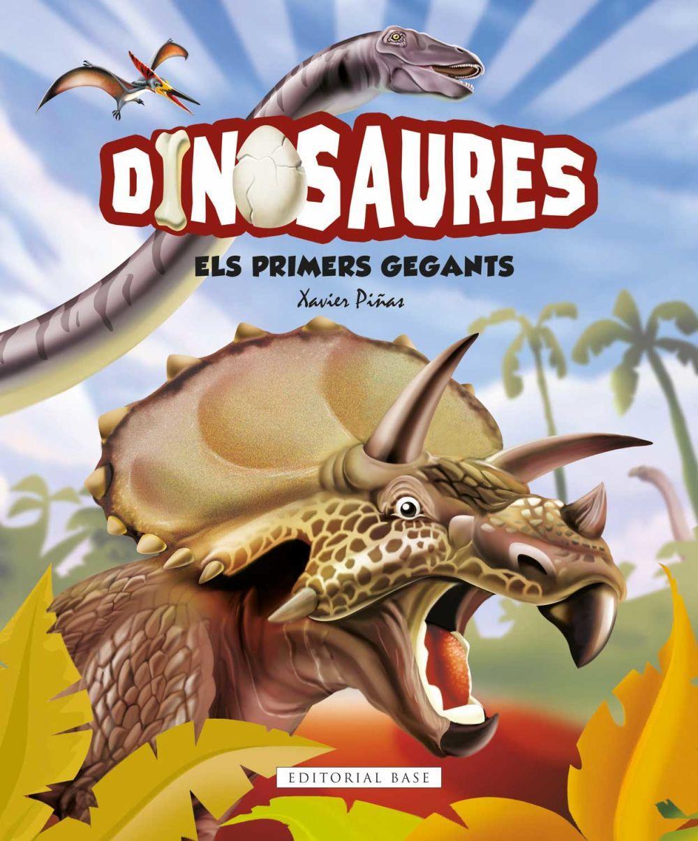 Vorderes Coverbild Dinosaures. Els primers gegants