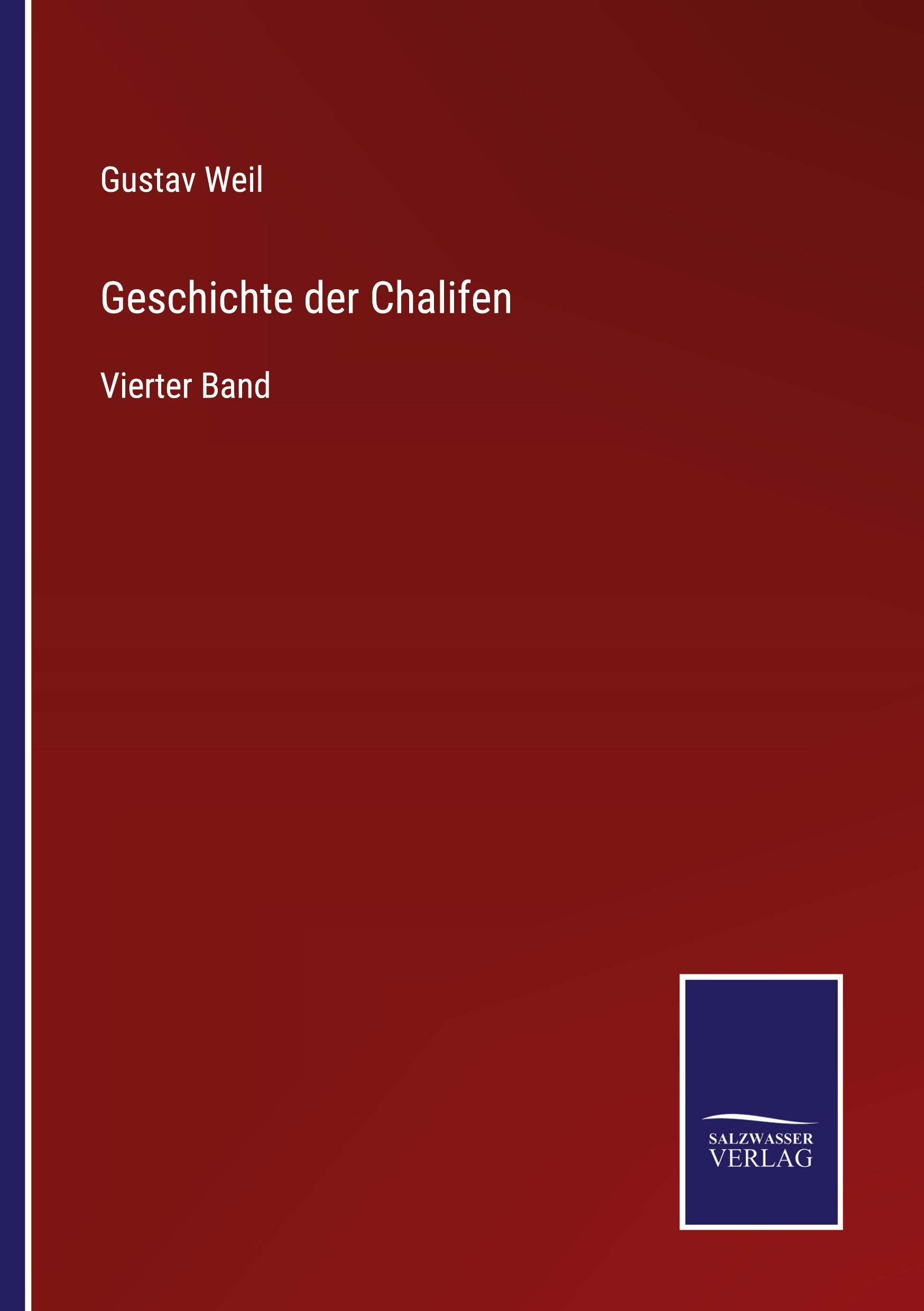 Vorderes Coverbild Geschichte der Chalifen