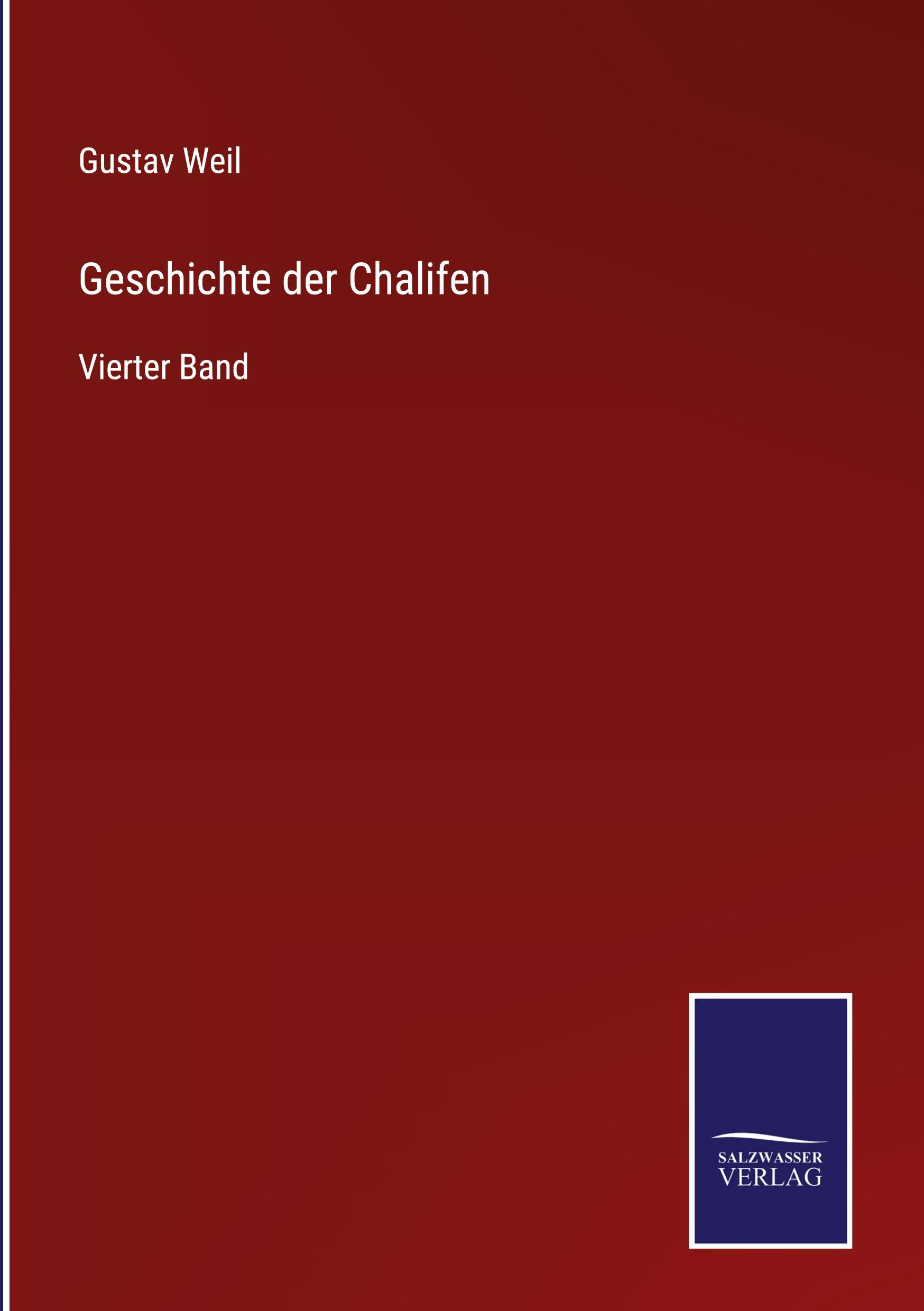 Vorderes Coverbild Geschichte der Chalifen