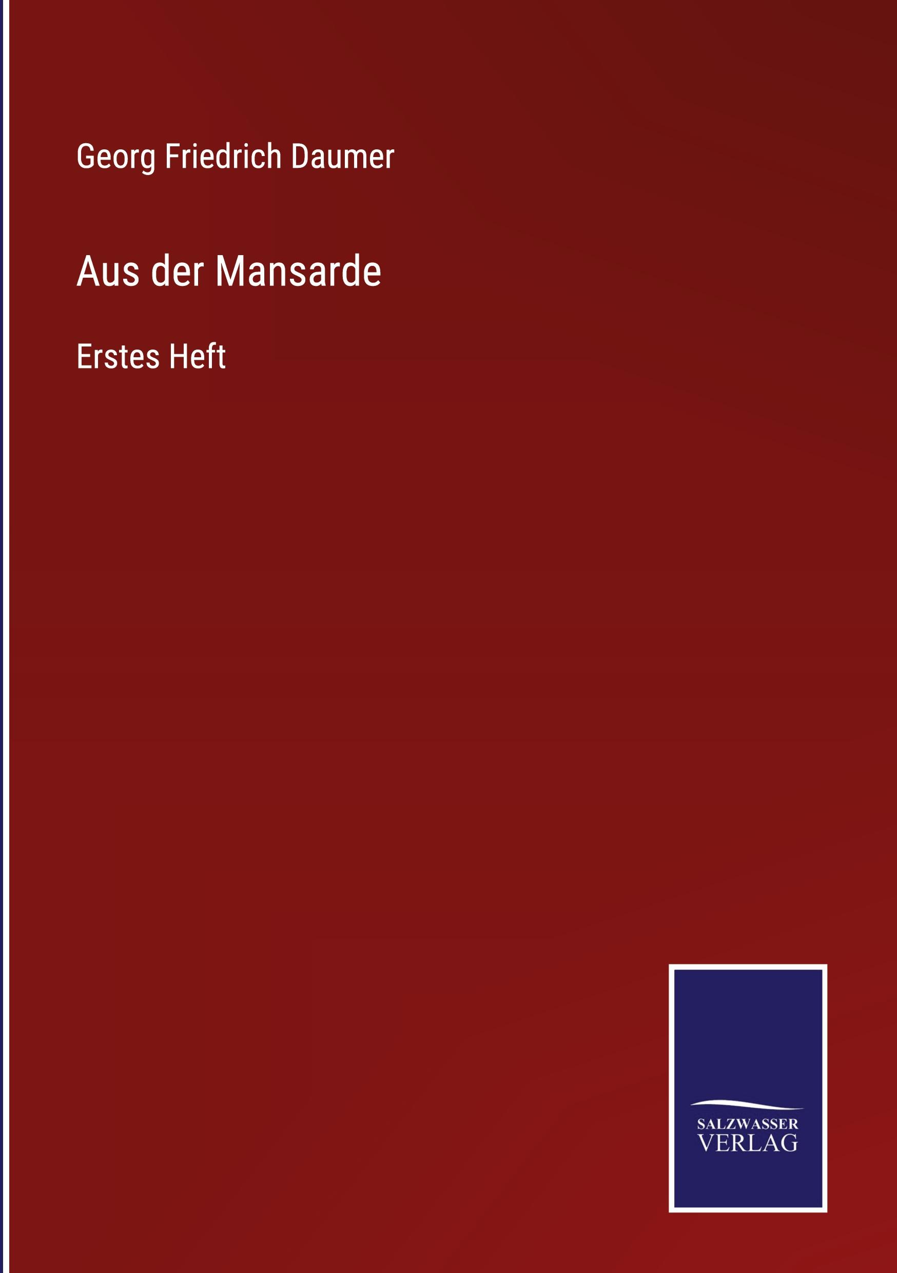Vorderes Coverbild Aus der Mansarde