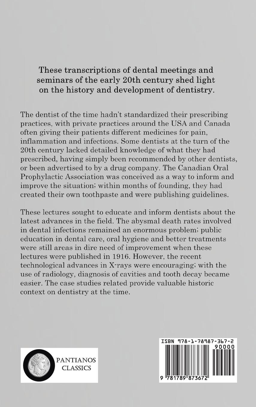 Rückseitencover Pathology of Dental Infections