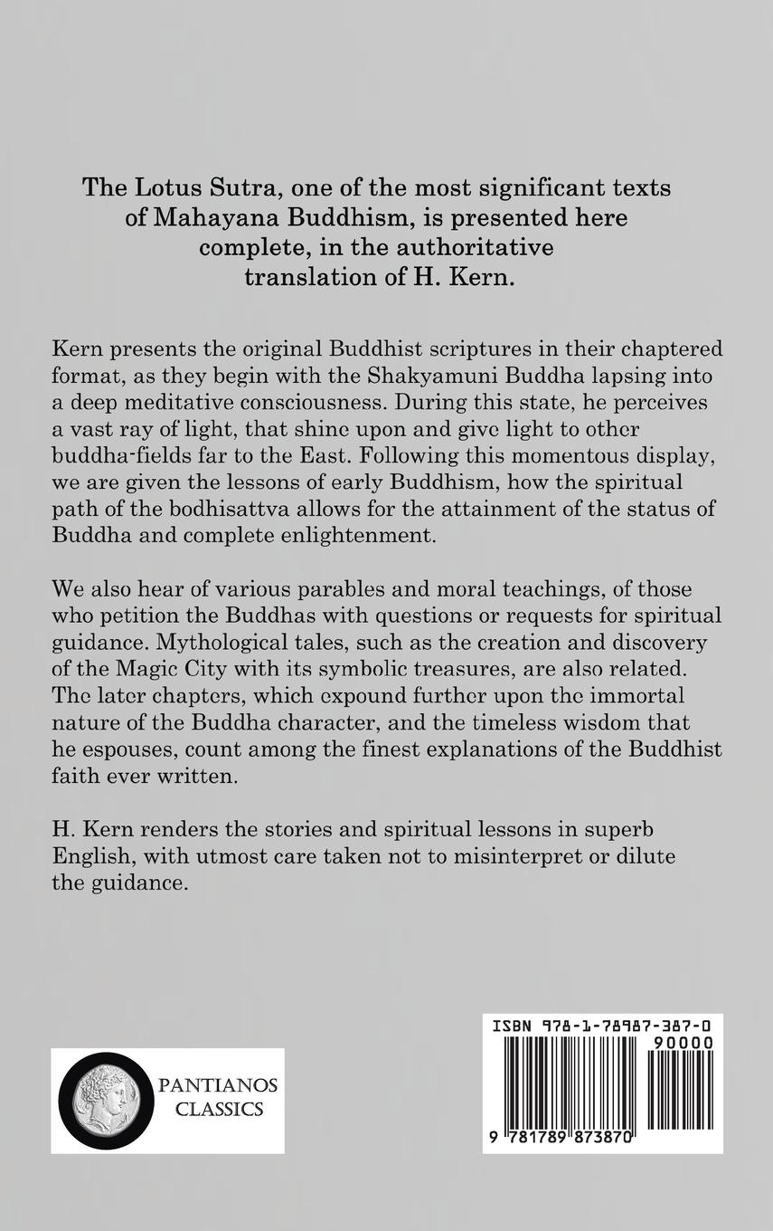 Rückseitencover Lotus Sutra - Saddharma-Pundarika