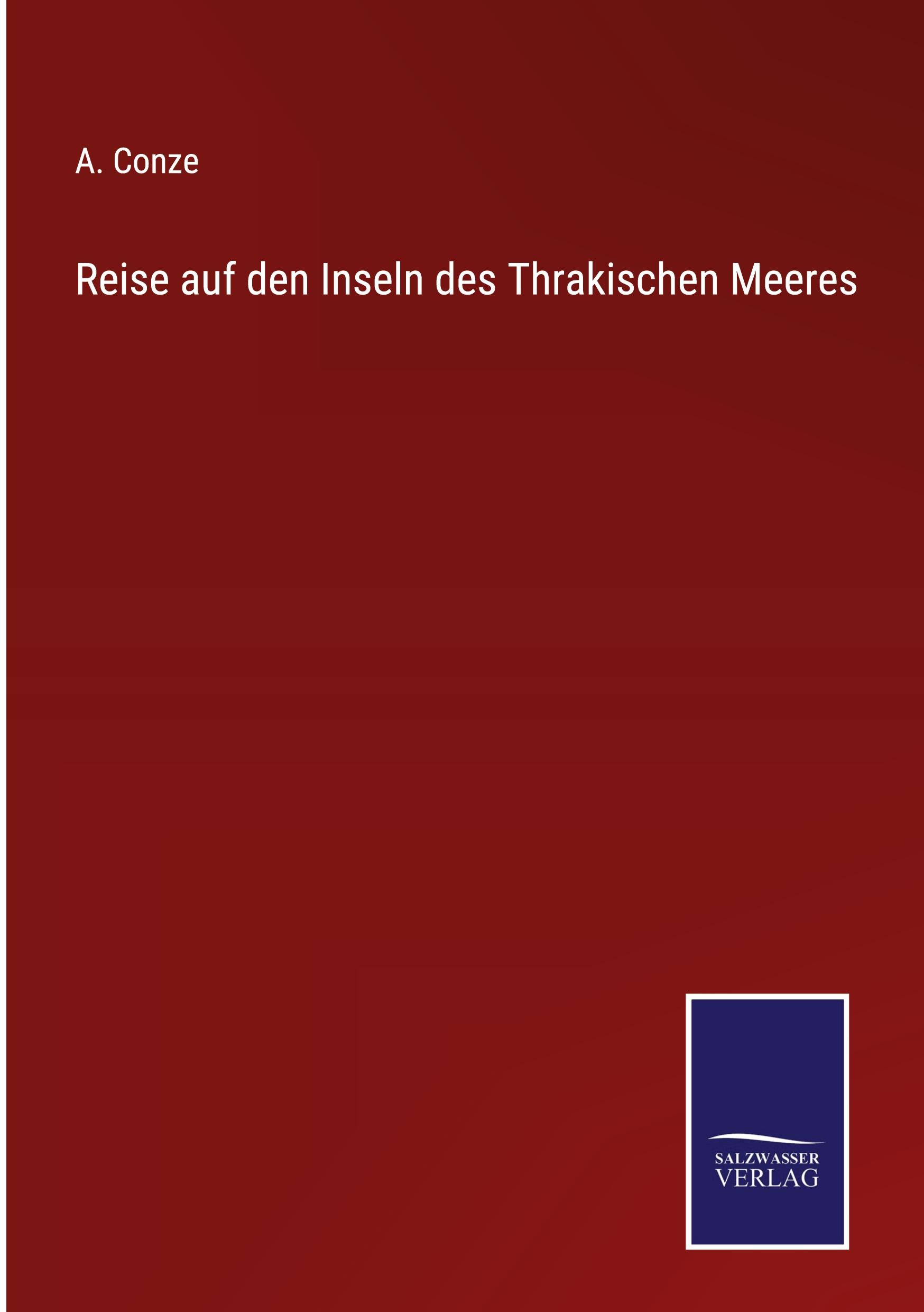 Vorderes Coverbild Reise auf den Inseln des Thrakischen Meeres