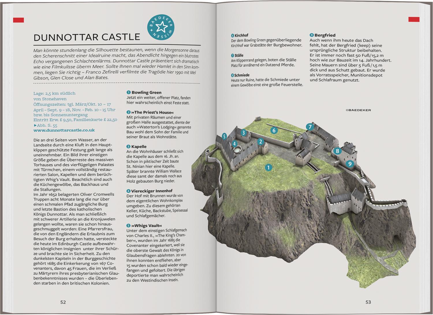Beispielinhalt (Bild) Baedeker Reiseführer Schottland