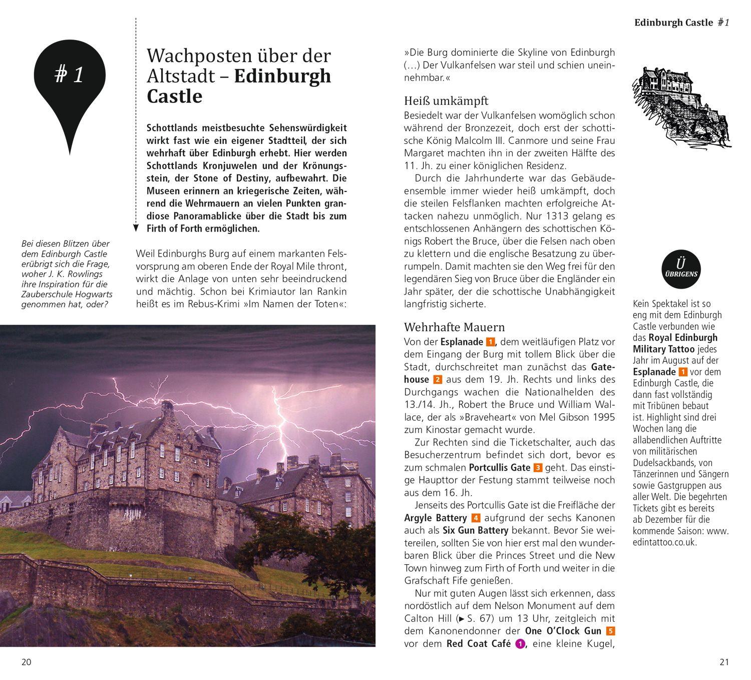 Beispielinhalt (Bild) DUMONT direkt Reiseführer Edinburgh