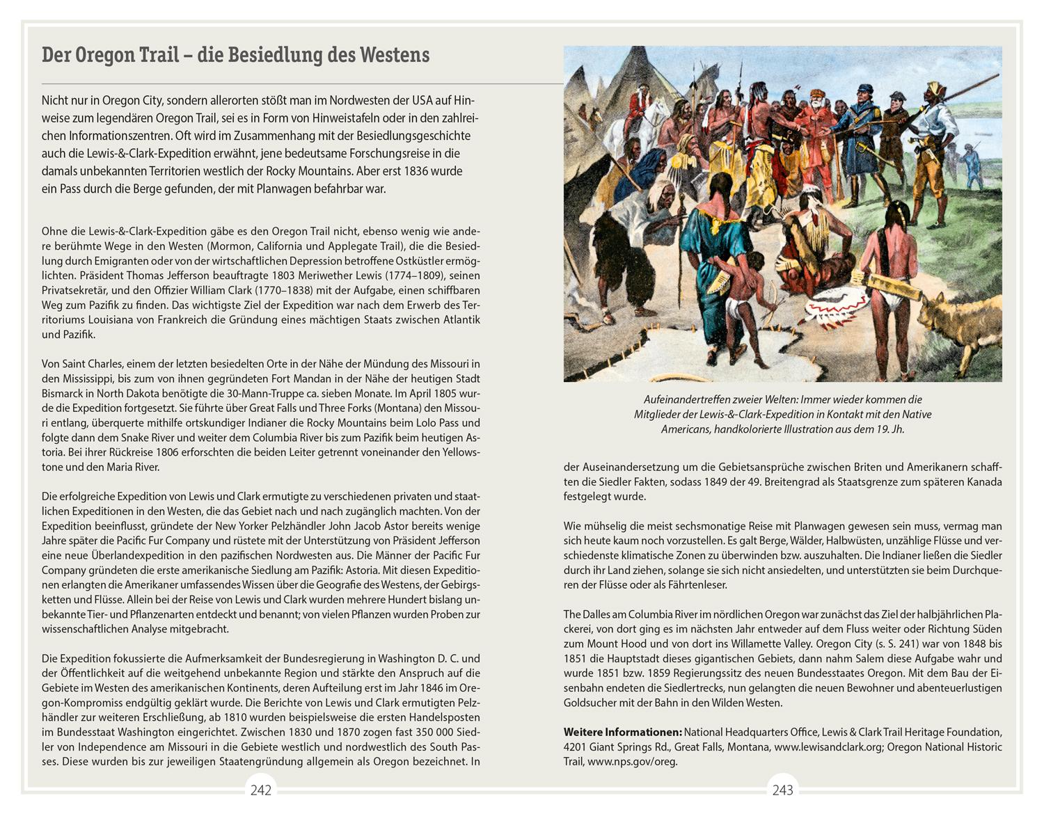 Beispielinhalt (Bild) DUMONT Reise-Handbuch Reiseführer USA, Der Nordwesten