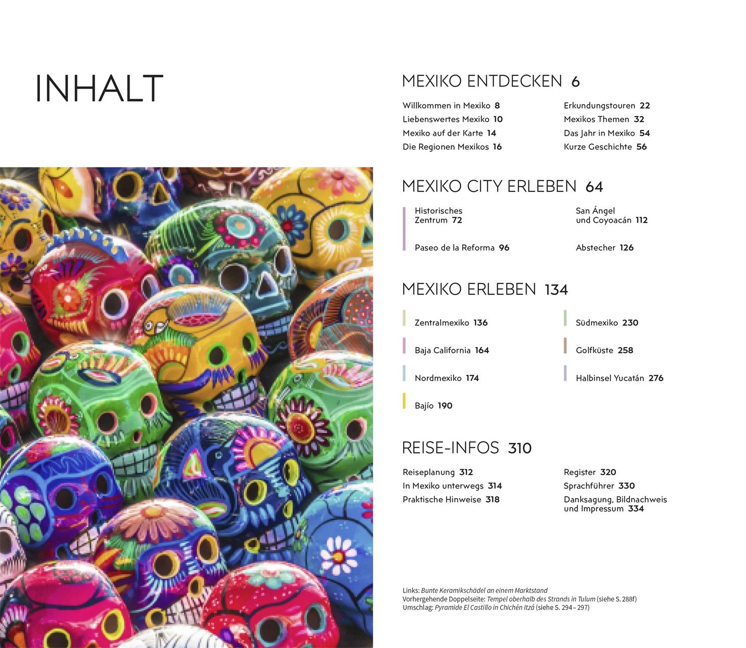 Beispielinhalt (Bild) Vis-à-Vis Reiseführer Mexiko