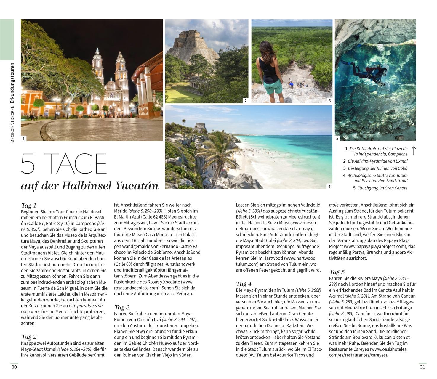 Beispielinhalt (Bild) Vis-à-Vis Reiseführer Mexiko