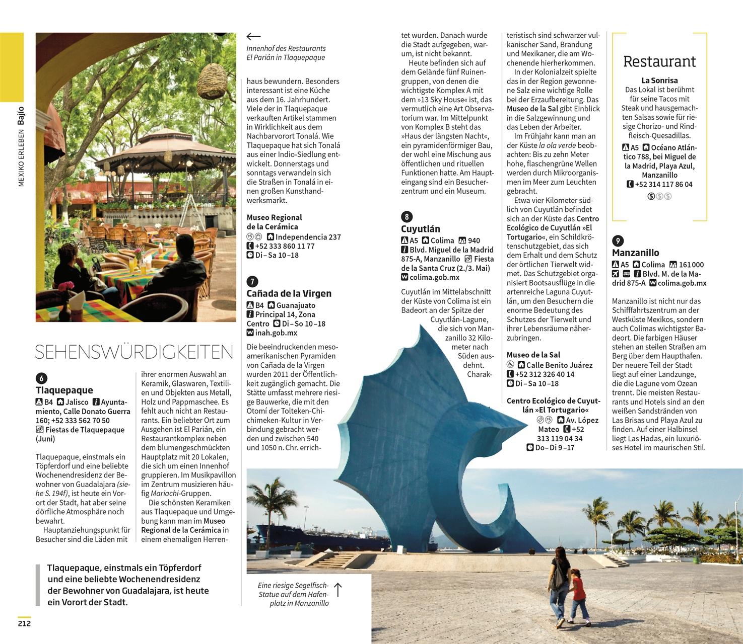 Beispielinhalt (Bild) Vis-à-Vis Reiseführer Mexiko