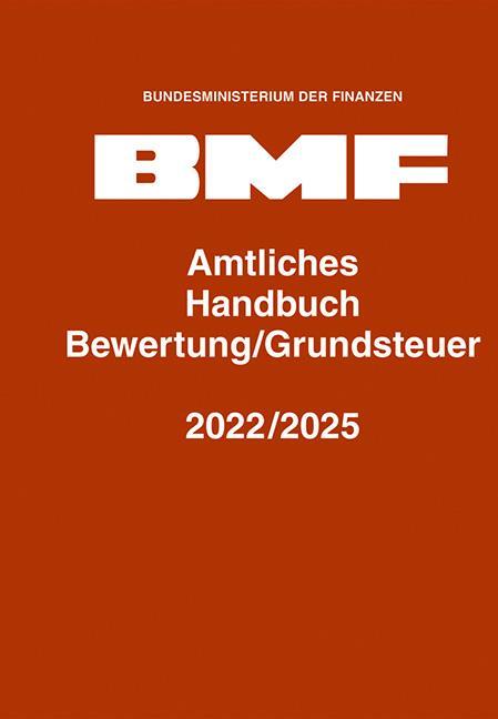 Vorderes Coverbild Amtliches Handbuch Bewertung/Grundsteuer 2022/2025