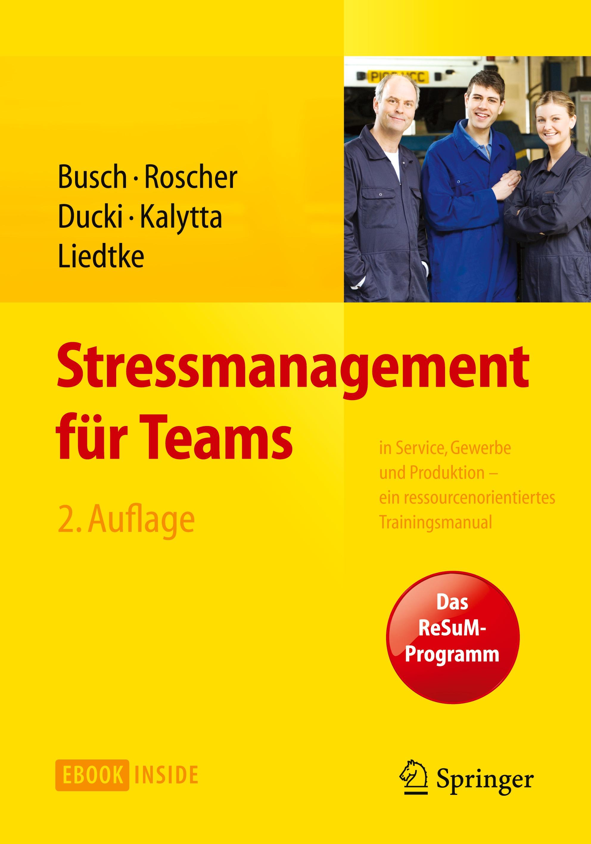 Vorderes Coverbild Stressmanagement für Teams