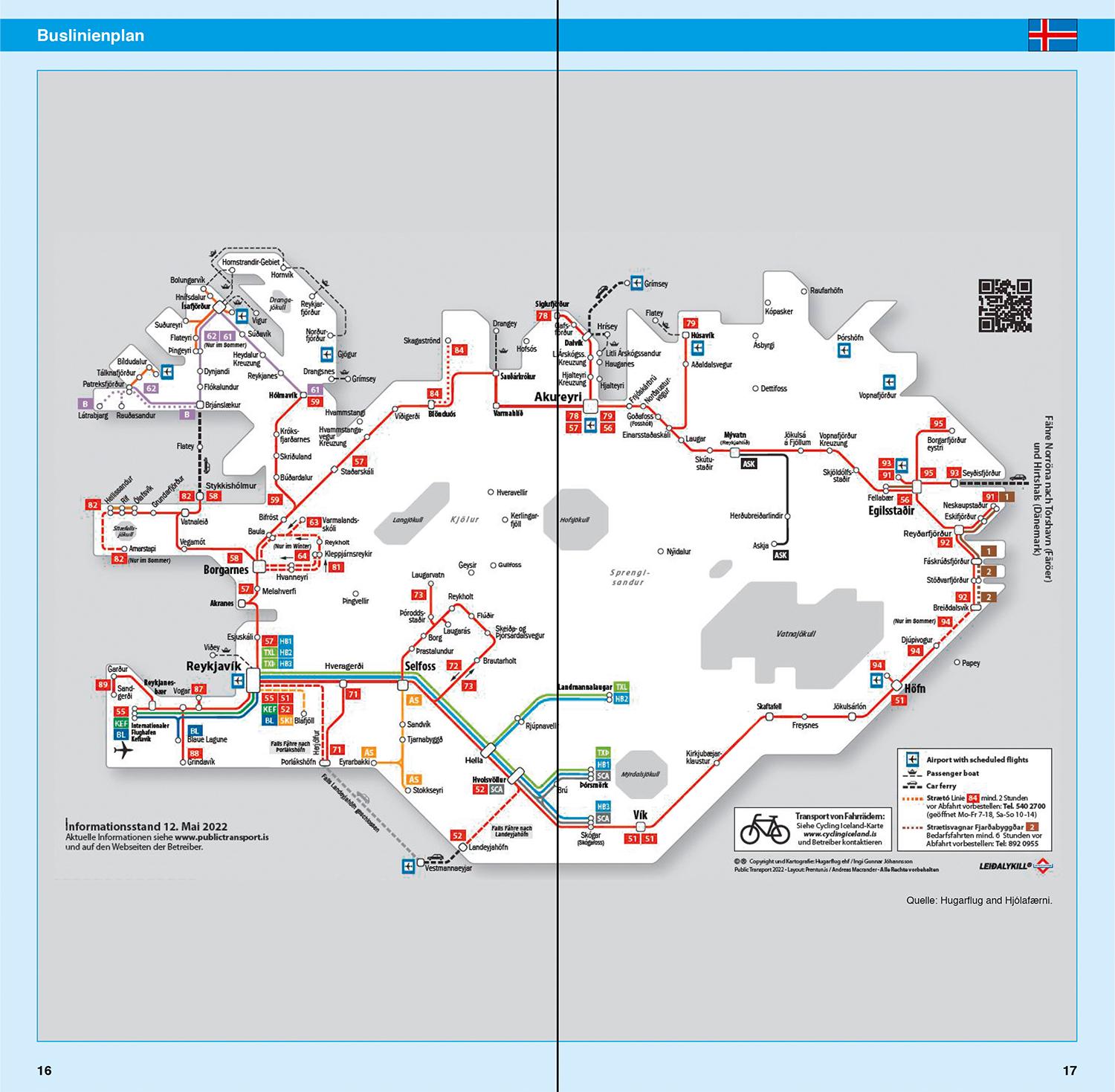 Beispielinhalt (Bild) ADAC Länderkarte Island 1:600.000