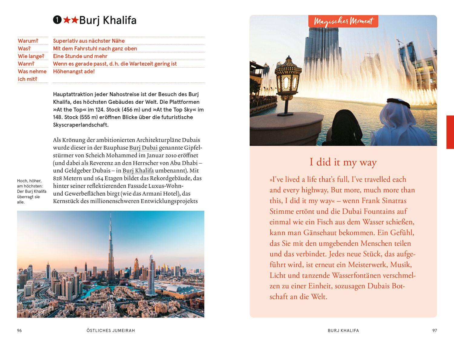 Beispielinhalt (Bild) Baedeker SMART Reiseführer Dubai