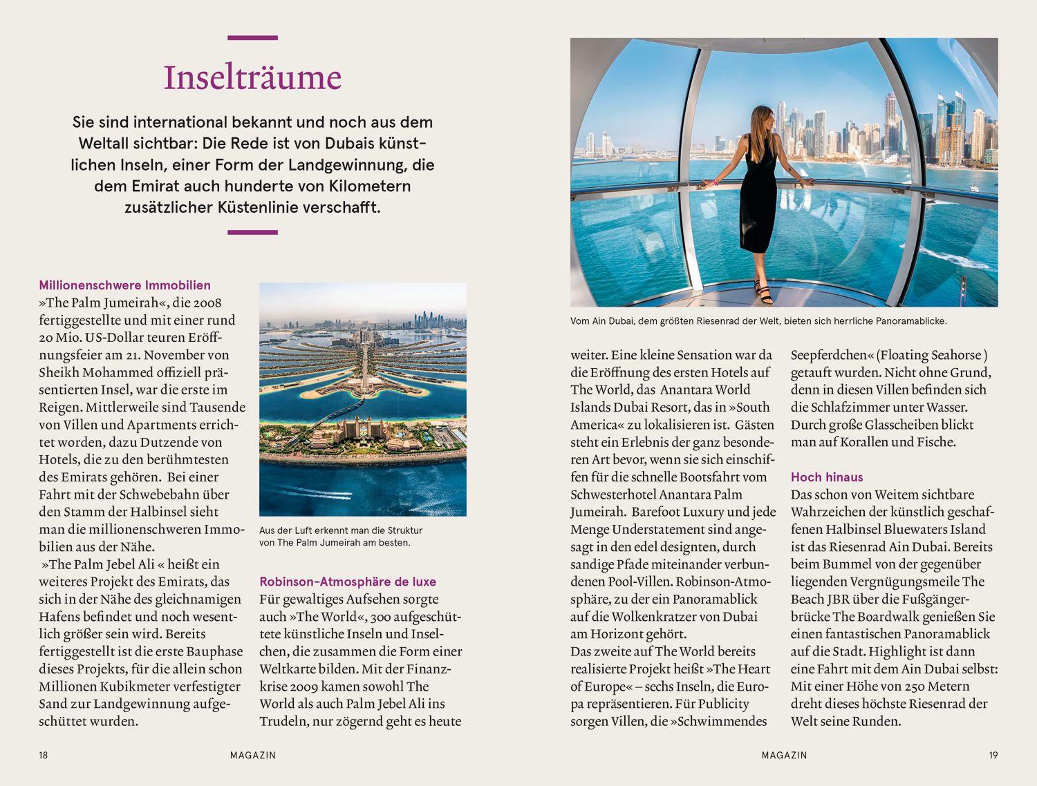 Beispielinhalt (Bild) Baedeker SMART Reiseführer Dubai