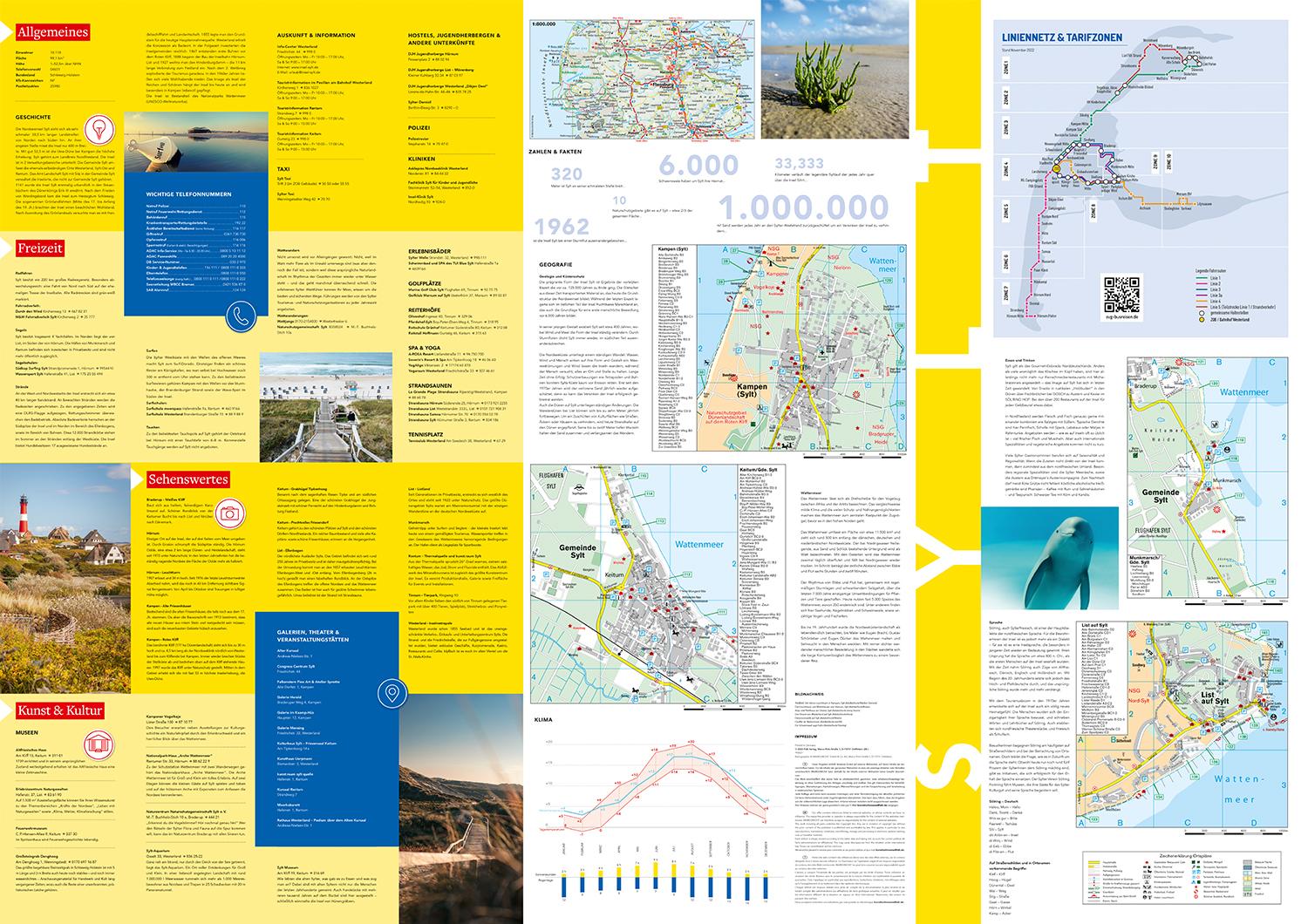 Beispielinhalt (Bild) Falk Touristplan Sylt 1:40.000