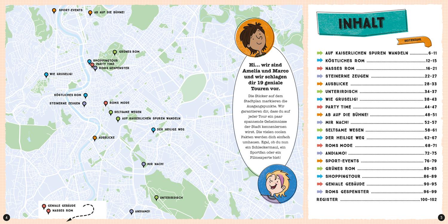 Beispielinhalt (Bild) LONELY PLANET Kinderreiseführer Komm mit nach Rom