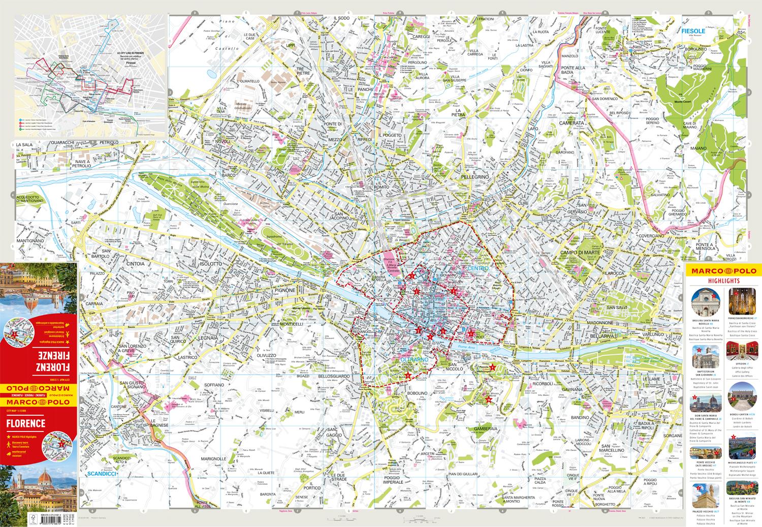 Beispielinhalt (Bild) MARCO POLO Cityplan Florenz 1:12.000