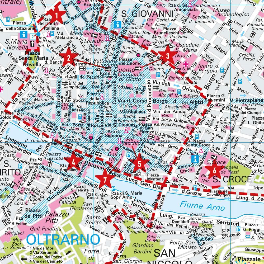 Beispielinhalt (Bild) MARCO POLO Cityplan Florenz 1:12.000