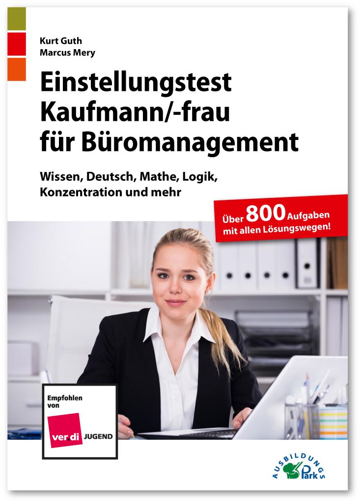 Vorderes Coverbild Einstellungstest Kaufmann / Kauffrau für Büromanagement