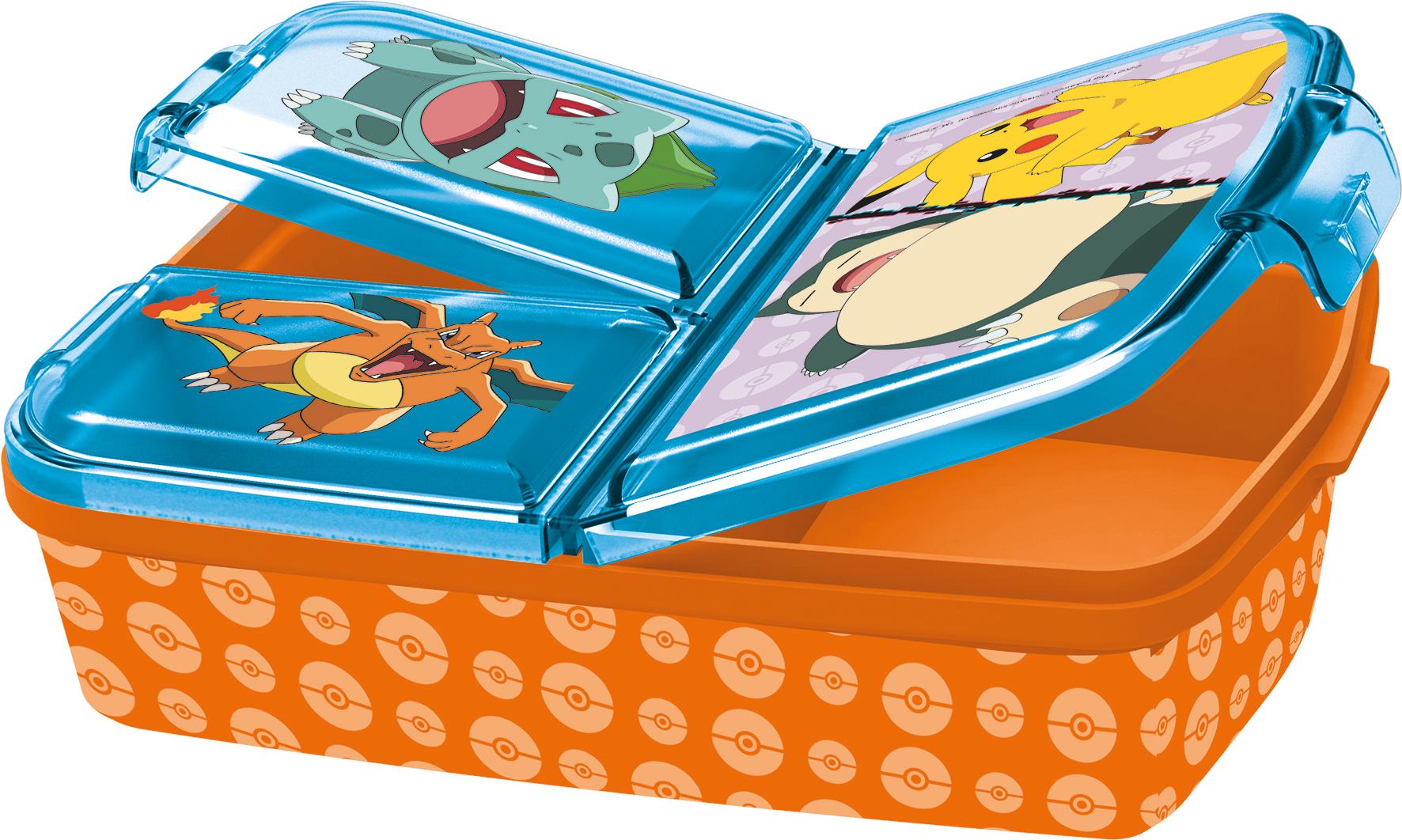 Vorderes Coverbild Pokemon 3geteilte Brotdose