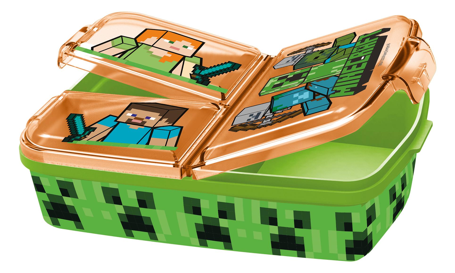 Vorderes Coverbild Minecraft 3geteilte Brotdose