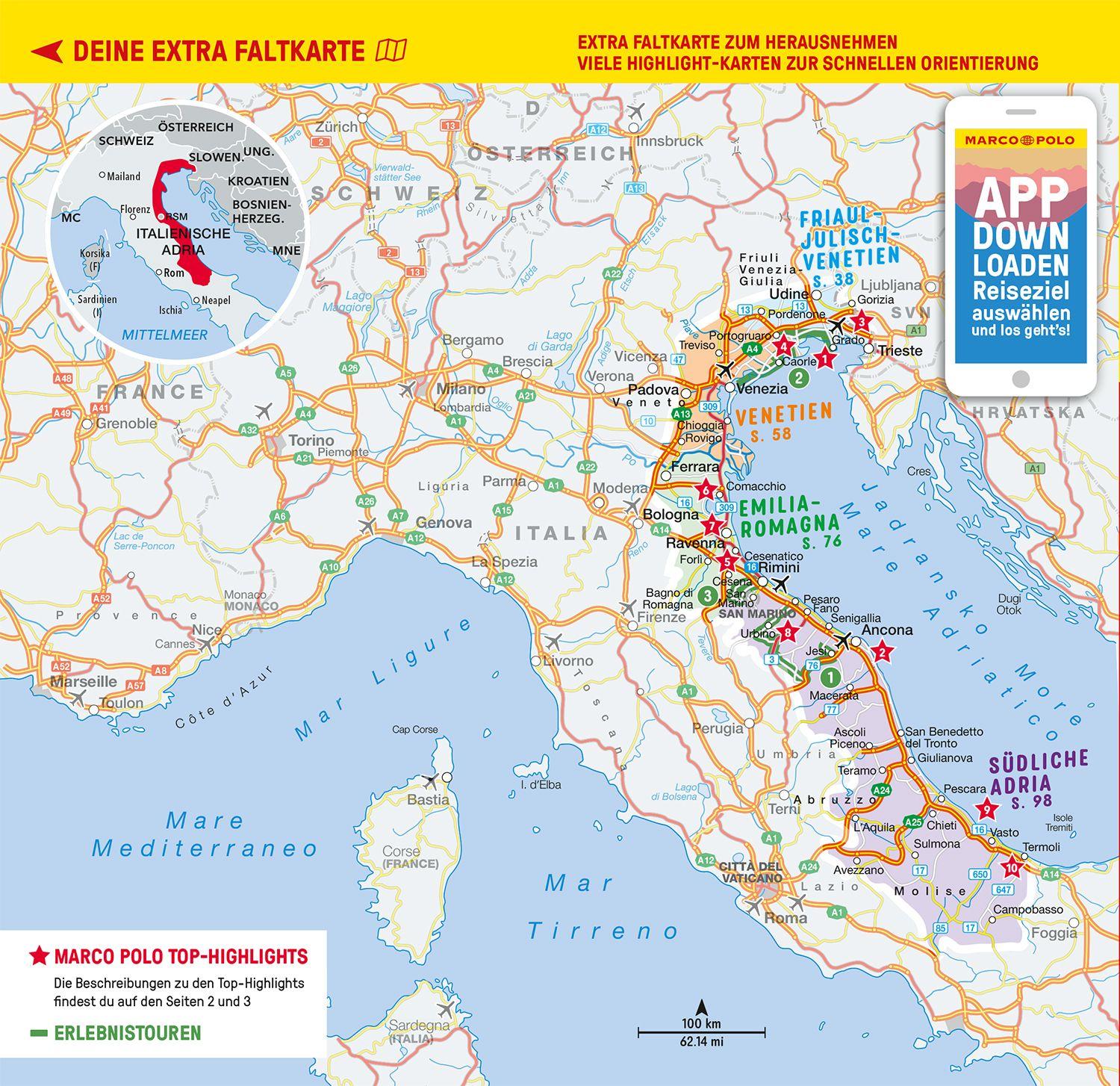 Beispielinhalt (Bild) MARCO POLO Reiseführer Italienische Adria