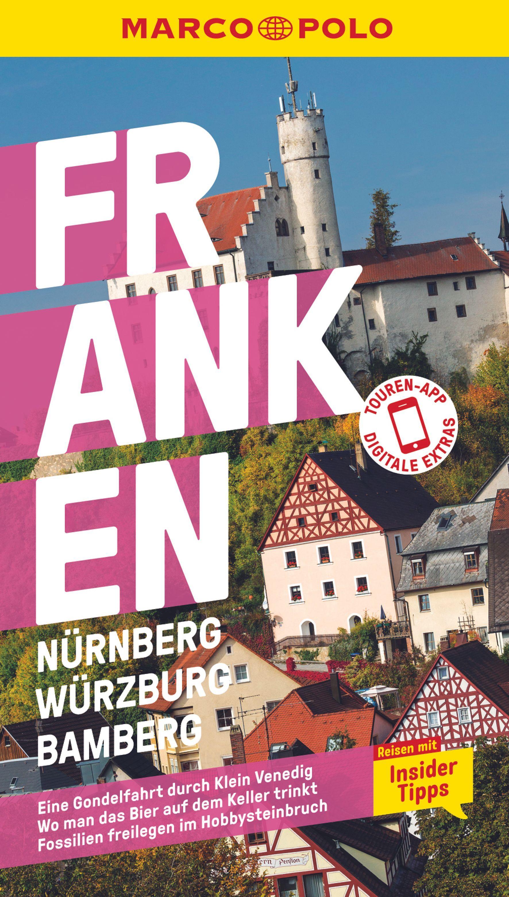 Vorderes Coverbild MARCO POLO Reiseführer Franken, Nürnberg, Würzburg, Bamberg