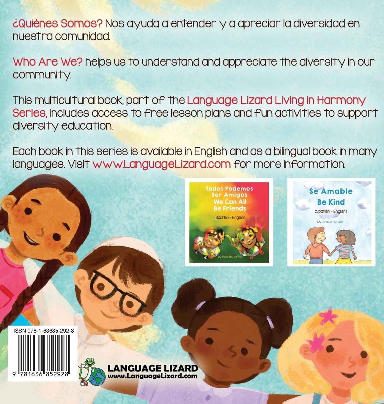 Rückseitencover Who Are We? (Spanish-English)