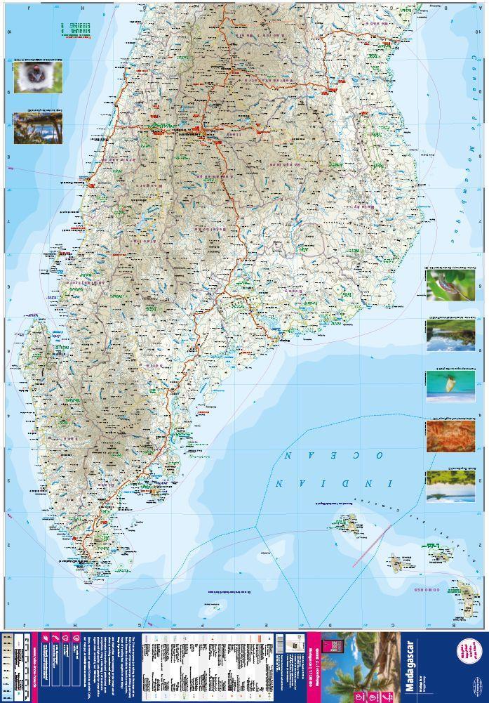 Beispielinhalt (Bild) Reise Know-How Landkarte Madagaskar / Madagascar (1:1.200.000)